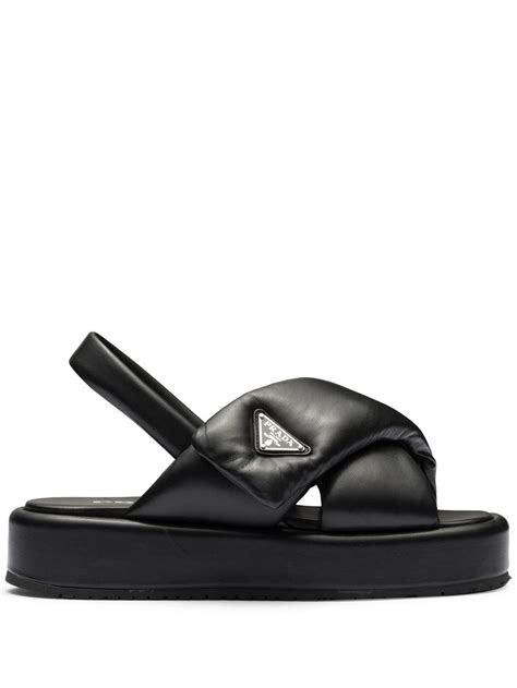 prada towel sandals|designer prada sandals women.